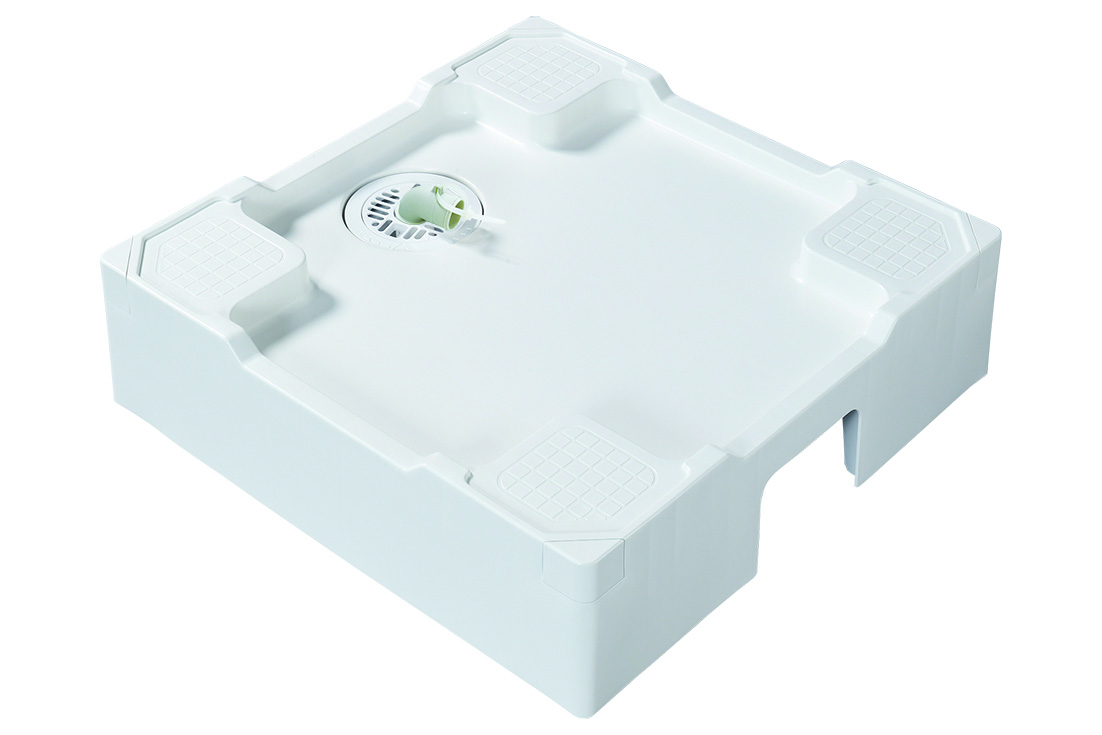 【テクノテック】床上配管対応防水パン　TPR640-W3-FN　ニューホワイト
